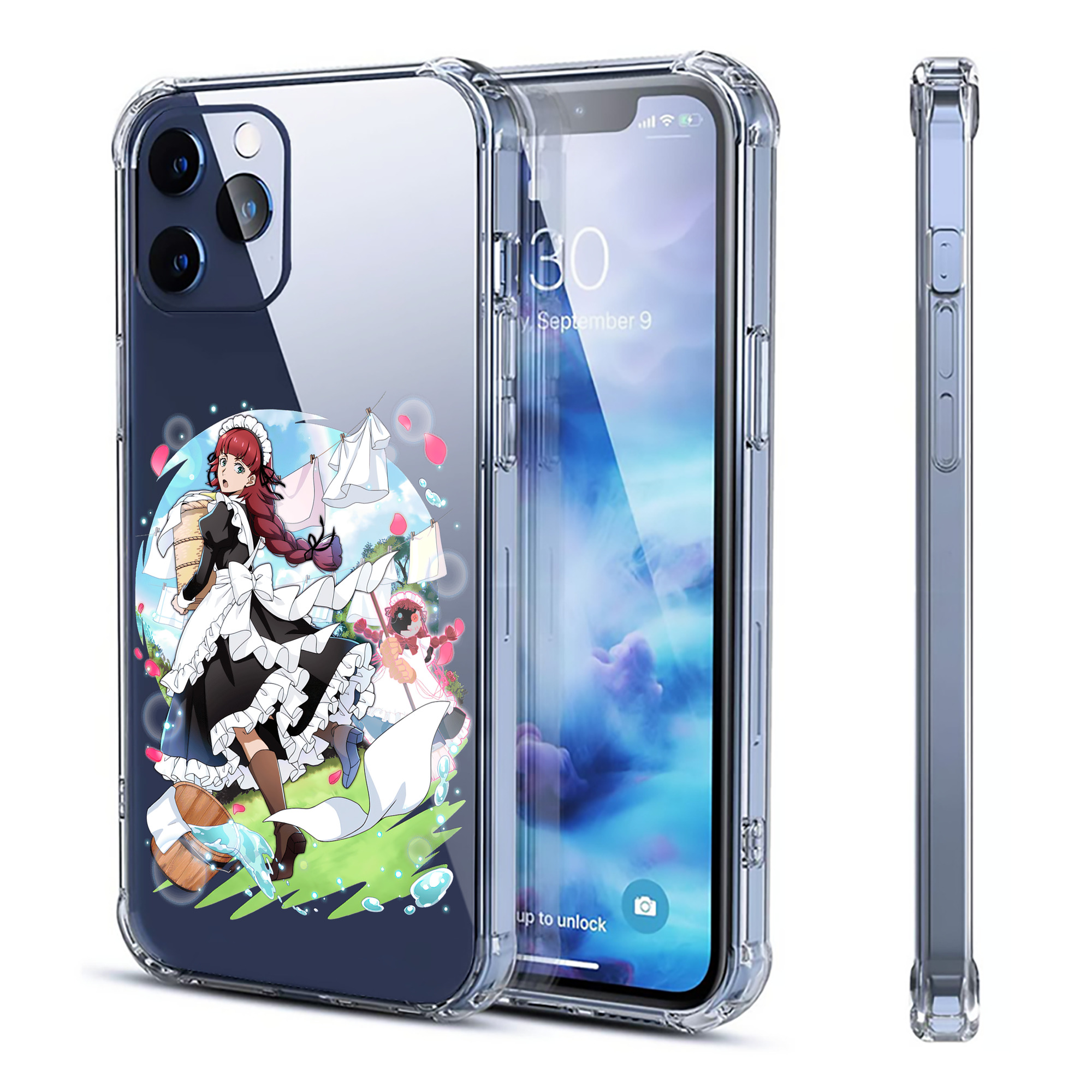 （画像用） 文豪ストレイドッグス Bungo Stray Dogs 【iPhone 12シリーズ対応】透明スマホケース（クリアソフトケース）